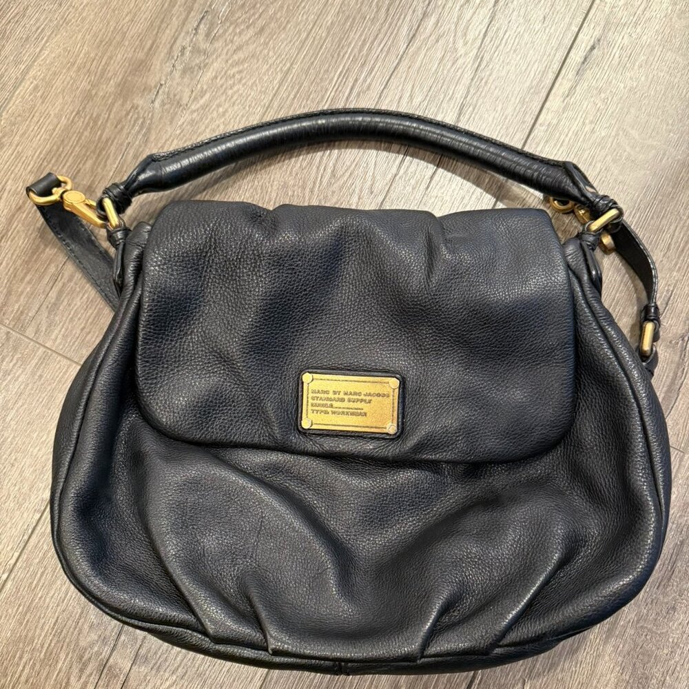 Marc by Marc Jacobs Black Leather Classic Q Lil Ukita Bag
